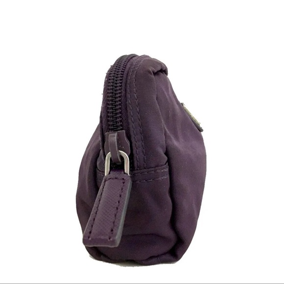 PRADA Logo Plate Nylon Cosmetic Pouch Bag /5M0082 - Picture 2 of 8